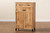 Glidden Modern and Contemporary Oak Brown Finished Wood 1-Drawer Shoe Storage Cabinet FP-1203-Wotan Oak