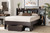 Dexton Modern and Contemporary Dark Brown Finished Wood Queen Size Platform Storage Bed SEBED13031026-Modi Wenge-Queen