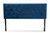 Felix Modern and Contemporary Navy Blue Velvet Fabric Upholstered Full Size Headboard Felix-Navy Blue Velvet-HB-Full