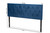Felix Modern and Contemporary Navy Blue Velvet Fabric Upholstered Full Size Headboard Felix-Navy Blue Velvet-HB-Full