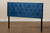 Felix Modern and Contemporary Navy Blue Velvet Fabric Upholstered King Size Headboard Felix-Navy Blue Velvet-HB-King