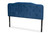 Gregory Modern and Contemporary Navy Blue Velvet Fabric Upholstered Full Size Headboard Gregory-Navy Blue Velvet-HB-Full