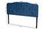 Gregory Modern and Contemporary Navy Blue Velvet Fabric Upholstered Full Size Headboard Gregory-Navy Blue Velvet-HB-Full