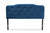 Gregory Modern and Contemporary Navy Blue Velvet Fabric Upholstered King Size Headboard Gregory-Navy Blue Velvet-HB-King