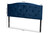 Leone Modern and Contemporary Navy Blue Velvet Fabric Upholstered Full Size Headboard Leone-Navy Blue Velvet-HB-Full