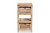 Mandell Modern and Contemporary Natural Brown Finished Wood 2-Drawer Storage Unit 1815-Wood/2 Crates