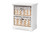 Rianne Modern Transitional White Finished Wood 2-Basket Storage Unit TLM1801-White-2 Baskets