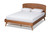 Keagan Mid-Century Modern Transitional Walnut Brown Finished Wood King Size Platform Bed MG-2200-1-Ash Walnut-King