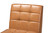 Sanford Mid-Century Modern Tan Faux Leather Upholstered and Walnut Brown Finished Wood Dining Chair BBT8051.11-Tan/Walnut-CC