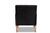 Eri Contemporary Glam and Luxe Black Velvet Upholstered and Walnut Brown Finished Wood Armchair RAC516-AC-Black Velvet/Walnut-CC