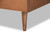 Kuro Modern and Contemporary Walnut Brown Finished Wood Twin Size Platform Bed Kuro-Ash Walnut-Twin