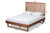 Marin Modern and Contemporary Walnut Brown Finished Wood Full Size Platform Bed Marin-Ash Walnut-Full