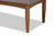 Sanford Mid-Century Modern Grey Fabric Upholstered and Walnut Brown Finished Wood 3-Piece Dining Nook Set BBT8051.11-Grey/Walnut-3PC Dining Nook Set