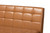 Sanford Mid-Century Modern Tan Faux Leather Upholstered and Walnut Brown Finished Wood 3-Piece Dining Nook Set BBT8051.11-Tan/Walnut-3PC Dining Nook Set