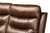 Beasely Modern and Contemporary Distressed Brown Faux Leather Upholstered 3-Piece Living Room Set RR5227-Dark Brown-3PC Living Room Set