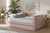 Larkin Modern and Contemporary Pink Velvet Fabric Upholstered Queen Size Daybed with Trundle CF9227-Pink Velvet Velvet-Daybed-Q/T