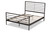 Alva Modern and Contemporary Industrial Black Finished Metal Full Size Platform Bed TS-Alva-Black-Full
