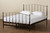 Lana Modern and Contemporary Black Finished Metal Queen Size Platform Bed TS-Lana-Black-Queen