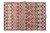 Graydon Modern and Contemporary Multi-Colored Handwoven Fabric Blend Area Rug Graydon-Ivory/Multi-Rug
