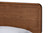 Gisa Mid-Century Modern Transitional Walnut Brown Finished Wood Twin Size Platform Bed Gisa-Ash Walnut-Twin