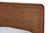 Leola Mid-Century Modern Transitional Walnut Brown Finished Wood Twin Size Platform Bed Leola-Ash Walnut-Twin