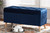 Hanley Modern and Contemporary Navy Blue Velvet Fabric Upholstered and Walnut Brown Finished Wood Storage Ottoman HY2A19B046S-Navy Blue Velvet-Otto
