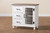 Faron Classic and Traditional Farmhouse Two-Tone Distressed White and Oak Brown Finished Wood 3-Drawer Storage Cabinet 18Y1005-Oak/White-Cabinet