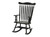 28" X 24" X 42" Black Hardwood Corkwood Rocker (356092)