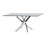 30" Glass And Steel Rectangular Dining Table (283186)