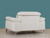 31" Fashionable White Leather Chair (329686)