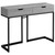 32" Grey Mdf And Black Metal Accent Table (333251)