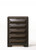 34" X 17" X 51" Espresso Rubber Wood Chest (318727)