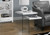 35.5" Glossy White Particle Board And Clear Glass Two Pieces Nesting Table Set (333147)