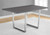 35.5" X 59" X 30.25" Grey, Particle Board, Metal - Dining Table (332625)