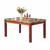 38" X 64" X 31" Brown Marble & Cherry Wood Dining Table (346980)