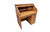 40.5" X 24" X 45" Harvest Oak Hardwood Student Roll Top Desk (356128)