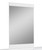 45" Superb White High Gloss Mirror (329641)