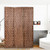 47" X 1" X 67" Brown, Carved Wood - Screen (342753)