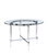 48" X 48" X 30" Chrome Clear Glass Acrylic Metal Dining Table (347342)