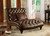 52" X 70" X 45" 2-Tone Brown Pu Upholstery Wood Chaise W/ 3 Pillows (347011)