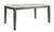 64" X 38" X 30" White Marble And Gray Oak Dining Table (319145)