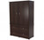 70.9" Espresso Solid Composite Wood Dresser With 2 Doors And 4 Drawers (249835)