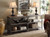72" X 16" X 30" Weathered Oak And Antique Silver Console Table (286024)