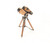 8" X 8" X 11" Wood/Brass Binocular On Stand (364208)