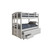 80" X 42" X 70" White Twin Bunk Bed & Trundle With 3 Drawers (332368)