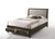 87" X 63" X 52" Gray Fabric And Antique Gray Queen Storage Bed (318733)