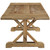 Den Extendable Wood Dining Table EEI-2651-BRN-SET