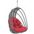 Whisk Outdoor Patio Swing Chair Without Stand EEI-2656-RED-SET