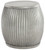 Natural Metal Galvanized Planter/Side Table (G85)