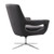 Quinn Contemporary Adjustable Swivel Accent Chair (LCQUCHGR)